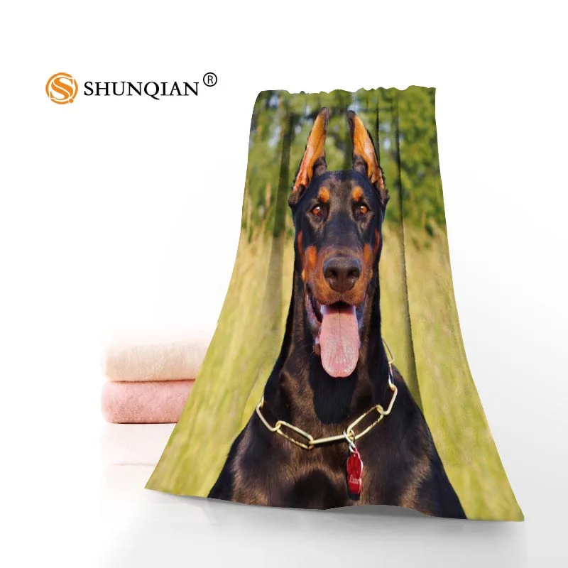 Customize Your Pet And Doberman 35x75cm Daily Exercise Fitness Fast Dry Face Microfiber Towel
Customize Your Pet And Doberman 35x75cm Daily Exercise Fitness Fast Dry Face Microfiber Towel