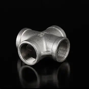 Cross Type 4 Way 304 Stainless Steel Tube Pipe Fitting Connector 1" Female BSP Thread
Cross Type 4 Way 304 Stainless Steel Tube Pipe Fitting Connector 1" Female BSP Thread