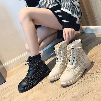 cyber celebrity Martin boots new arrival in vogue winter brushed joker flattie Female boots women shoes black shoes for girls
cyber celebrity Martin boots new arrival in vogue winter brushed joker flattie Female boots women shoes black shoes for girls