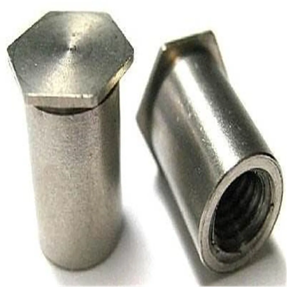 BSO4-6440-24 Blind Hole Threaded Standoffs Self Clinching Feigned Crimped Standoff Server Cabinet Sheet Metal Spacer PCB Rivet
BSO4-6440-24 Blind Hole Threaded Standoffs Self Clinching Feigned Crimped Standoff Server Cabinet Sheet Metal Spacer PCB Rivet