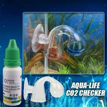 CO2 Glass Drop Checker Aquarium Real Time Solutions Liquid Detection for Fish Tank DC112
CO2 Glass Drop Checker Aquarium Real Time Solutions Liquid Detection for Fish Tank DC112