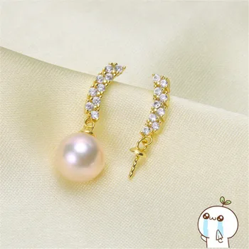 HOT 925 Silver Plating Earrings Findings Stud Earrings Settings Mountings Parts Mounts For Pearl Jade Corals Stones Beads 
HOT 925 Silver Plating Earrings Findings Stud Earrings Settings Mountings Parts Mounts For Pearl Jade Corals Stones Beads