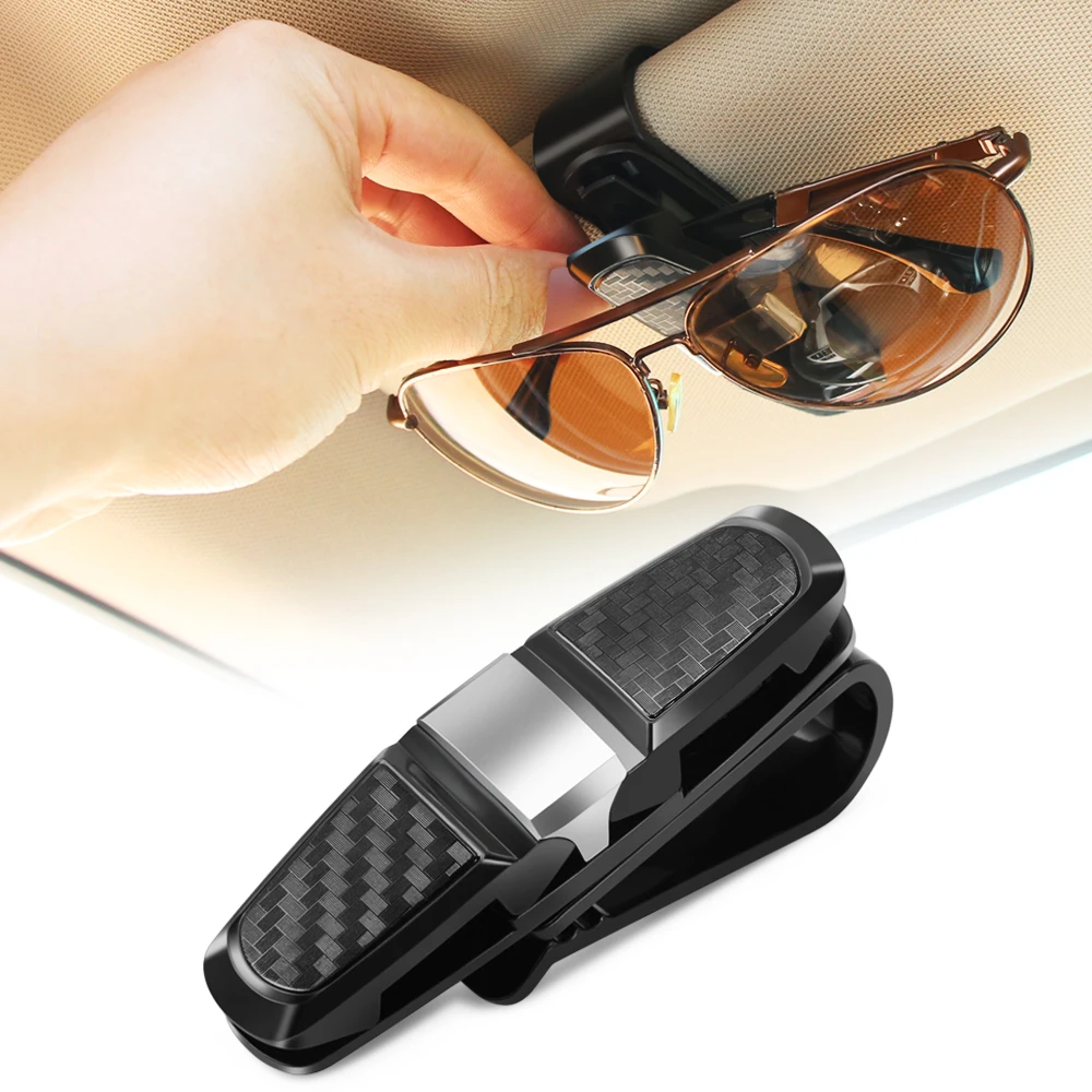 ABS Car Glasses Storage Clip Sunglasses Card Ticket Clamp For Nissan Qashqai Murano JUKE Nismo X-trail Almera Tiida Teana GTR | Автомобили