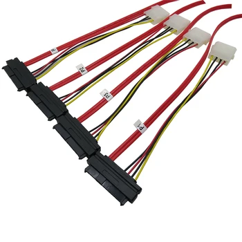 Mini SAS 36P to 4x SFF-8482 Connectors with 4P Power Cable 1M New Arrival
Mini SAS 36P to 4x SFF-8482 Connectors with 4P Power Cable 1M New Arrival