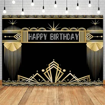 Gatsby Theme Adult Birthday Photography Background Custom Birthday Backdrop Cake Table Decoration Background Photo Studio Props 
Gatsby Theme Adult Birthday Photography Background Custom Birthday Backdrop Cake Table Decoration Background Photo Studio Props