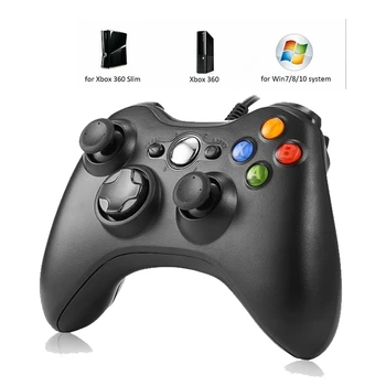 USB Wired Vibration Gamepad Joystick for PC Controller for Windows 7 / 8 / 10 USB Joustic for Xbox360
USB Wired Vibration Gamepad Joystick for PC Controller for Windows 7 / 8 / 10 USB Joustic for Xbox360