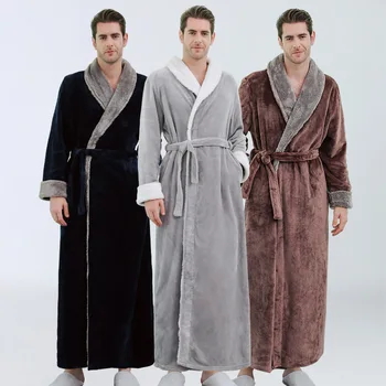 2020 Winter New Flannel Kimono Gown Soft Home Clothes Thicken Intimate Lingerie Male Sleepwear Bathrobe Coral Fleece Nightgown
2020 Winter New Flannel Kimono Gown Soft Home Clothes Thicken Intimate Lingerie Male Sleepwear Bathrobe Coral Fleece Nightgown