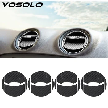 YOSOLO 4PCS/Set Car Air Conditioner Outlet Sticker Carbon FiberFor Ford Mondeo MK3 Protection Decal Decorative Stickers
YOSOLO 4PCS/Set Car Air Conditioner Outlet Sticker Carbon FiberFor Ford Mondeo MK3 Protection Decal Decorative Stickers