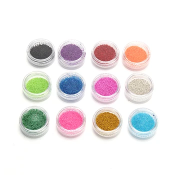 12box/pack Caviar Nail Art Bead Rhinestones Multi-Colors Mini Round Ball Shape Nail Crystal Glass Beads For 3D Nail Decorations
12box/pack Caviar Nail Art Bead Rhinestones Multi-Colors Mini Round Ball Shape Nail Crystal Glass Beads For 3D Nail Decorations
