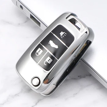 High Quality TPU Material Fashion Electroplating Smart 4 Button Car Key Protective Shell Decoration Cover Suitable for Chevrolet
High Quality TPU Material Fashion Electroplating Smart 4 Button Car Key Protective Shell Decoration Cover Suitable for Chevrolet