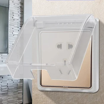 High Quality Type 86 Self-adhesive Socket Waterproof Cover Anti-touch Box For Bathroom Socket Doorbell Cover
High Quality Type 86 Self-adhesive Socket Waterproof Cover Anti-touch Box For Bathroom Socket Doorbell Cover