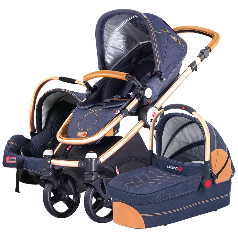 Pachigao Landscape Baby Cart Can Sit and lying Multi-functional Baby 3in1 stroller Shock Absorber Baby Four-wheeled Cart
Pachigao Landscape Baby Cart Can Sit and lying Multi-functional Baby 3in1 stroller Shock Absorber Baby Four-wheeled Cart