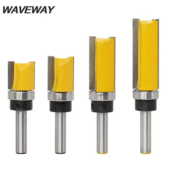 8mm Shank Template Trim Hinge Mortising Router Bit Straight End Mill Trimmer Cleaning Flush Trim Tenon Cutter for Woodworking
8mm Shank Template Trim Hinge Mortising Router Bit Straight End Mill Trimmer Cleaning Flush Trim Tenon Cutter for Woodworking