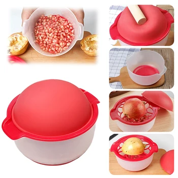 Hot Silicone Pomegranate Peeler Household Bowl-Shaped Separator Silicone Peeling Pomegranate Kitchen Tool Fruit Vegetable Tools
Hot Silicone Pomegranate Peeler Household Bowl-Shaped Separator Silicone Peeling Pomegranate Kitchen Tool Fruit Vegetable Tools