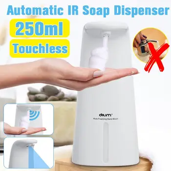 250ml Automatic Induction Energy Saving Soap Dispenser IR Sensor Foam Liquid Dispenser Hand Washer for bathroom kitchen
250ml Automatic Induction Energy Saving Soap Dispenser IR Sensor Foam Liquid Dispenser Hand Washer for bathroom kitchen