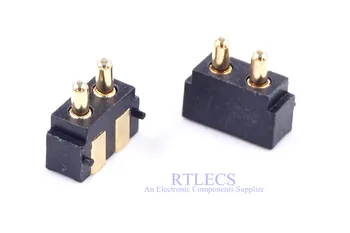 20 Pcs SMT Pitch 2.5mm 2 PIN Spring Loaded Pogo pin connector Right Angle Surface Mount Height 5.5mm Strip one Row
20 Pcs SMT Pitch 2.5mm 2 PIN Spring Loaded Pogo pin connector Right Angle Surface Mount Height 5.5mm Strip one Row