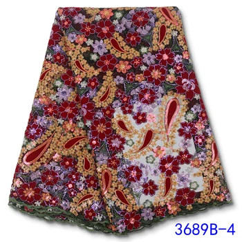 2020 Popular Design Velvet Fabric Lace Sequin Embroidered African Nigeria Lace Net Sequence High Quality For Sewing GD3689B-4
2020 Popular Design Velvet Fabric Lace Sequin Embroidered African Nigeria Lace Net Sequence High Quality For Sewing GD3689B-4
