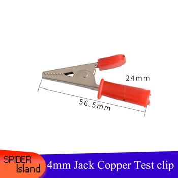 Alligator Clip With 4mm Jack Copper Test Clip Testing Tool Multi Color DLY Clip Fixture
Alligator Clip With 4mm Jack Copper Test Clip Testing Tool Multi Color DLY Clip Fixture