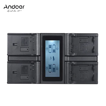 Andoer EN-EL15 NP-FW50 NPFW50 4-Channel LCD Digital Camera Battery Charger for Nikon D500 D7100 etc Sony A7 Serise A6500 A6300
Andoer EN-EL15 NP-FW50 NPFW50 4-Channel LCD Digital Camera Battery Charger for Nikon D500 D7100 etc Sony A7 Serise A6500 A6300