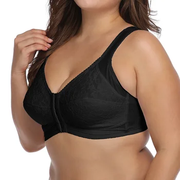 Vgplay Front Closure Women Bra Strength Gather Unlined Lace Lingerie Underwire Recerback Thin Cup Plus Size Underwear
Vgplay Front Closure Women Bra Strength Gather Unlined Lace Lingerie Underwire Recerback Thin Cup Plus Size Underwear
