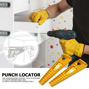 2pcs Drawer Track Jig Installation Aids Punch Positioner Mounting Template Locator Fast Installation of Locator Mounting Cabinet
2pcs Drawer Track Jig Installation Aids Punch Positioner Mounting Template Locator Fast Installation of Locator Mounting Cabinet