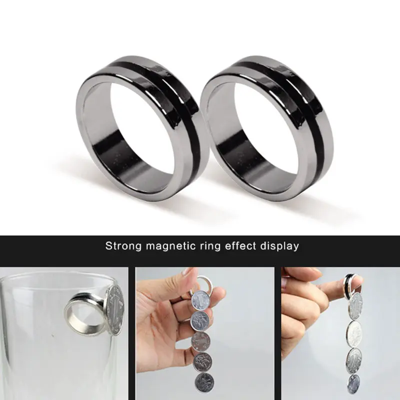 The new Props Street Magic Floating Ring Zauber Supply 18-21mm A8F7 