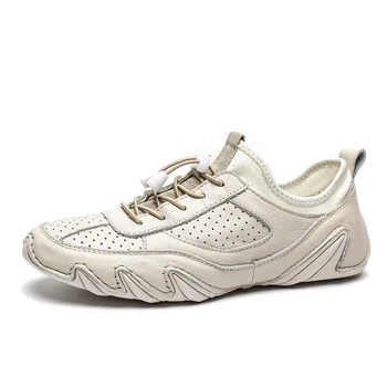 Fashion Sneakers mens Genuine Leather Casual Shoes for men outdoor Comfortable Summer Shoes men Footwear Spring Autumn 
Fashion Sneakers mens Genuine Leather Casual Shoes for men outdoor Comfortable Summer Shoes men Footwear Spring Autumn