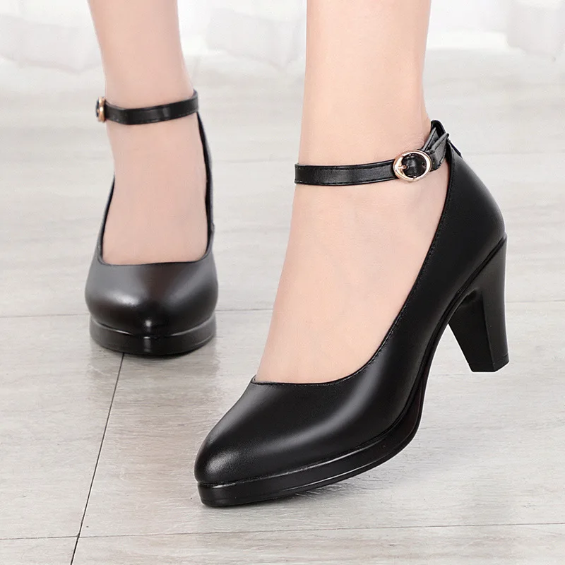 Straight-line Buckle WOMEN'S Shoes Spring And Autumn Versatile New Style Going to Work Shoes Size 33 Catwalks Performance Model
Straight-line Buckle WOMEN'S Shoes Spring And Autumn Versatile New Style Going to Work Shoes Size 33 Catwalks Performance Model