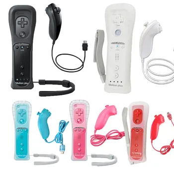 Built in Motion Plus Controller for Nintendo Wii Remote Console Wireless Gamepad Joystick with Nunchuck Controller 2 in 1 Set
Built in Motion Plus Controller for Nintendo Wii Remote Console Wireless Gamepad Joystick with Nunchuck Controller 2 in 1 Set