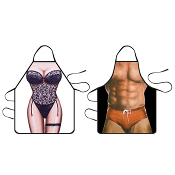 2-Pack Couple Models Adjustable Fun Cooking Apron Sexy Kitchen Dinner Party Barbecue Apron Woman and Man Cartoon Apron Kitchen T
2-Pack Couple Models Adjustable Fun Cooking Apron Sexy Kitchen Dinner Party Barbecue Apron Woman and Man Cartoon Apron Kitchen T