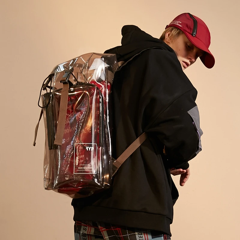Transparent Bag Clear Backpack Men Bag PVC Holographic Reflective Rucksack Women Travel Bagpack School Bags for Teenage Girls
Transparent Bag Clear Backpack Men Bag PVC Holographic Reflective Rucksack Women Travel Bagpack School Bags for Teenage Girls