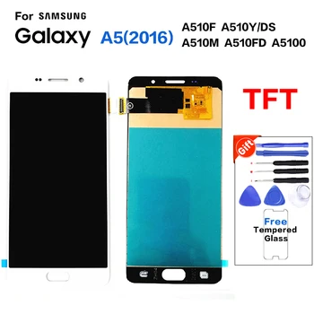 TFT For Samsung A5 2016 A510 A510F LCD Display Touch Screen Digitizer Assembly For Samsung A510 Display Replacement With Tools
TFT For Samsung A5 2016 A510 A510F LCD Display Touch Screen Digitizer Assembly For Samsung A510 Display Replacement With Tools