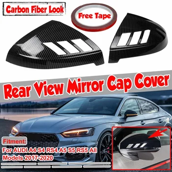 New 2x A4 S4 Mirror Covers Car Rear View Mirror Cover Caps Add on Side Mirror Cover For Audi A4 S4 RS4 A5 S5 RS5 All Model 17-20 
New 2x A4 S4 Mirror Covers Car Rear View Mirror Cover Caps Add on Side Mirror Cover For Audi A4 S4 RS4 A5 S5 RS5 All Model 17-20