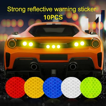 10Pcs/Set Car Solid Color Round Car Reflective Strip Warning Sticker For Bus Backpack Bicycle Baby Car Waterproof Safety Sticker
10Pcs/Set Car Solid Color Round Car Reflective Strip Warning Sticker For Bus Backpack Bicycle Baby Car Waterproof Safety Sticker