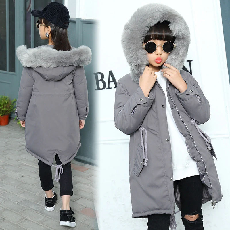 4 6 8 Year Children's Winter Big Fur Collar Jacket For Boys Girls Warm Hooded Cotton Thick Padded Long Parkas Coat Kids Clothes 
4 6 8 Year Children's Winter Big Fur Collar Jacket For Boys Girls Warm Hooded Cotton Thick Padded Long Parkas Coat Kids Clothes