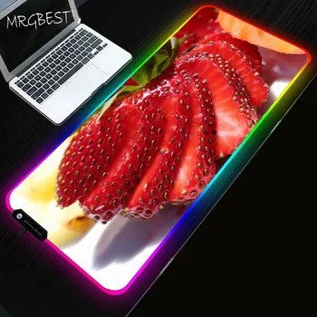 MRGBEST Anime RGB Gaming Mouse Pad Red Strawberry Large Computer Player Mousepad Backlight LED Pad Mause Keyboard Pads Table Mat
MRGBEST Anime RGB Gaming Mouse Pad Red Strawberry Large Computer Player Mousepad Backlight LED Pad Mause Keyboard Pads Table Mat