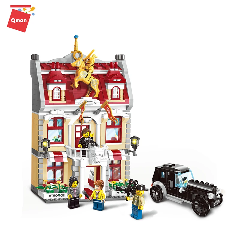 QMAN City Town Hall model assembling DIY Building Block set 4 Figures Educational Bricks Toys for children birthday gift
QMAN City Town Hall model assembling DIY Building Block set 4 Figures Educational Bricks Toys for children birthday gift