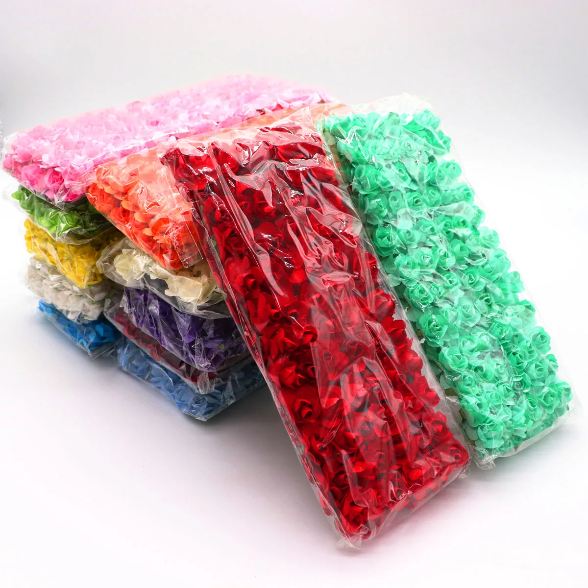 12/72/144 шт. 1 5 см мини кружевная бумага роза искусственный свадебный цветок