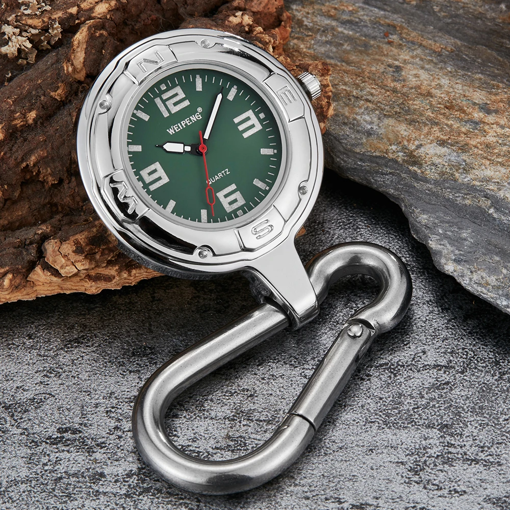 Fashion Silver Clip-On Carabiner Pocket Watch Men Women Big Number Dials Outdoor Sport Climbing Watches reloj de bolsillo
Fashion Silver Clip-On Carabiner Pocket Watch Men Women Big Number Dials Outdoor Sport Climbing Watches reloj de bolsillo