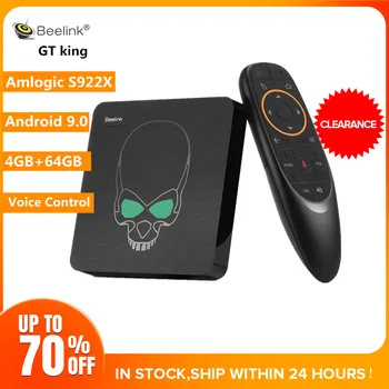 Beelink GT King Android 9.0 Smart TV Box Amlogic S922X 4GB 64GB BT4.1 2.4G Voice Control 1000Mbps 4K Set Top Box TV box IN STOCK
Beelink GT King Android 9.0 Smart TV Box Amlogic S922X 4GB 64GB BT4.1 2.4G Voice Control 1000Mbps 4K Set Top Box TV box IN STOCK