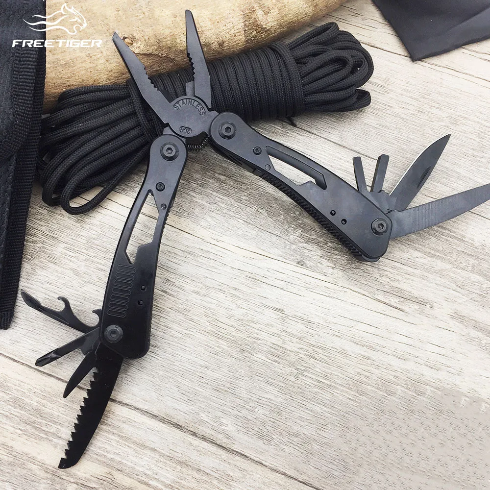 FREETIGER FP series FP12 Multi pliers 22 Tools in One Hand Tool Set Screwdriver Kit Portable Folding Knife Stainless Steel plier
FREETIGER FP series FP12 Multi pliers 22 Tools in One Hand Tool Set Screwdriver Kit Portable Folding Knife Stainless Steel plier