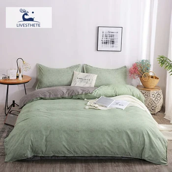 Liv-Esthete Home Textiles Solid Color Duvet Cover Double Flat Sheet Pillowcase Complete Bedding Set Gift Bed Linen Bedclothes
Liv-Esthete Home Textiles Solid Color Duvet Cover Double Flat Sheet Pillowcase Complete Bedding Set Gift Bed Linen Bedclothes
