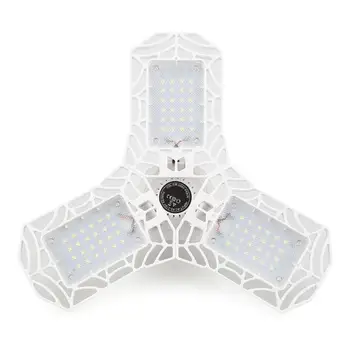 LED Garage Light 360 Degrees Deformable Ceiling Light Glow Deformable Warehouse Workshop Folding Three-Leaf Deformation Lamp
LED Garage Light 360 Degrees Deformable Ceiling Light Glow Deformable Warehouse Workshop Folding Three-Leaf Deformation Lamp