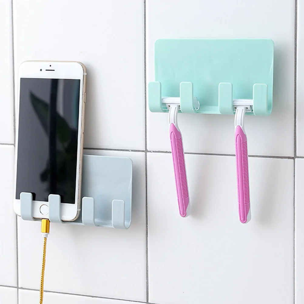 Adhesive Wall Mounted Phone Holder Stand Mobile Phone Charging Holder Towel Clip Multifunction Storage Rack Random Color
Adhesive Wall Mounted Phone Holder Stand Mobile Phone Charging Holder Towel Clip Multifunction Storage Rack Random Color
