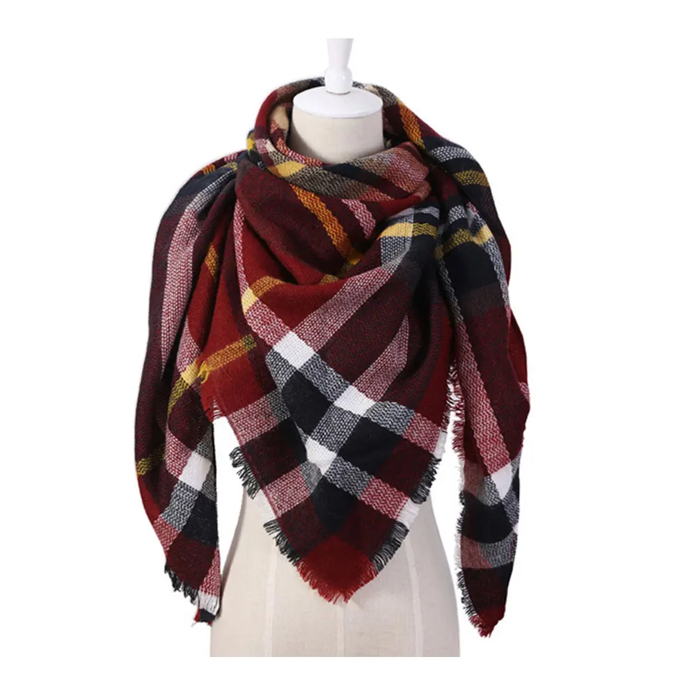 Designer 2019 knitted spring winter women scarf plaid warm cashmere scarves shawls luxury brand neck bandana pashmina lady wrap
Designer 2019 knitted spring winter women scarf plaid warm cashmere scarves shawls luxury brand neck bandana pashmina lady wrap