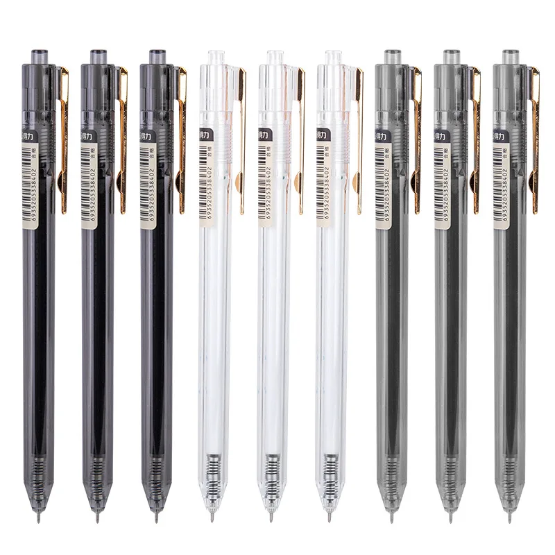 12PCS Deli A525 press gel pen 0.38mm black simple student to take notes and bookkeeping business carbon pen wholesale
12PCS Deli A525 press gel pen 0.38mm black simple student to take notes and bookkeeping business carbon pen wholesale