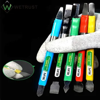 RELIFE Multi-Function Fet Anti Static Disassembly Machine Rubber Lever Tin Scraper Multi Function Double Head Disassembly Kit
RELIFE Multi-Function Fet Anti Static Disassembly Machine Rubber Lever Tin Scraper Multi Function Double Head Disassembly Kit