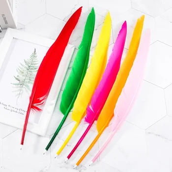 Retro Style Feather Pattern Plastic Ballpoint Pen 0.7mm Black Ink Ball Pen Office School Supply Student Gift
Retro Style Feather Pattern Plastic Ballpoint Pen 0.7mm Black Ink Ball Pen Office School Supply Student Gift