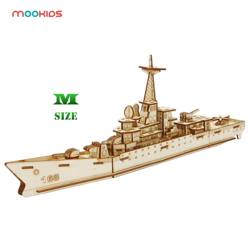Mookids Desk Decoration Cutting DIY Sailing Ship Military 3D Wooden Puzzle Toy Assembly Model building ship Wood Craft Kits
Mookids Desk Decoration Cutting DIY Sailing Ship Military 3D Wooden Puzzle Toy Assembly Model building ship Wood Craft Kits