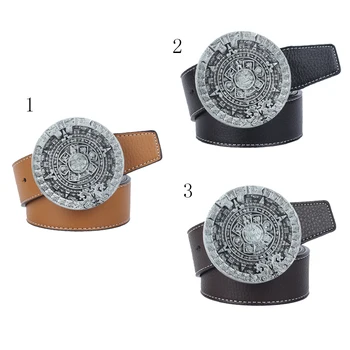 Ancient Aliens Mayan Solar Calendar Men's Jeans Leather Belt Buckle 
Ancient Aliens Mayan Solar Calendar Men's Jeans Leather Belt Buckle